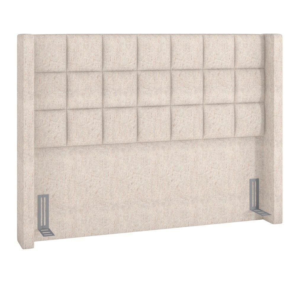 Cabeceira Cama Box Casal 140Cm Pisa P02 Linho Cru