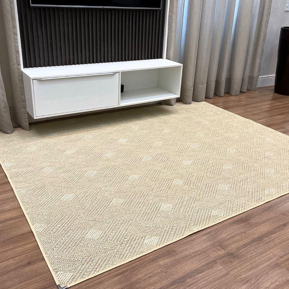 Tapete Sala Grande Antiderrapante 200x400 Sisal Lancer