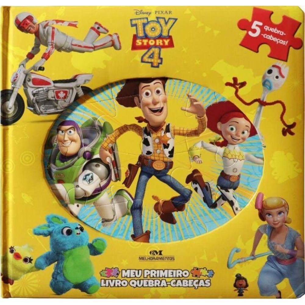 Toy Story 4 - Meu Primeiro Livro Quebra-Cabecas