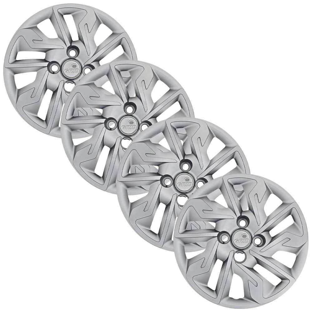 Jogo 4 Calota Modelo Original Argo Prata Aro 14 Grid 292CB