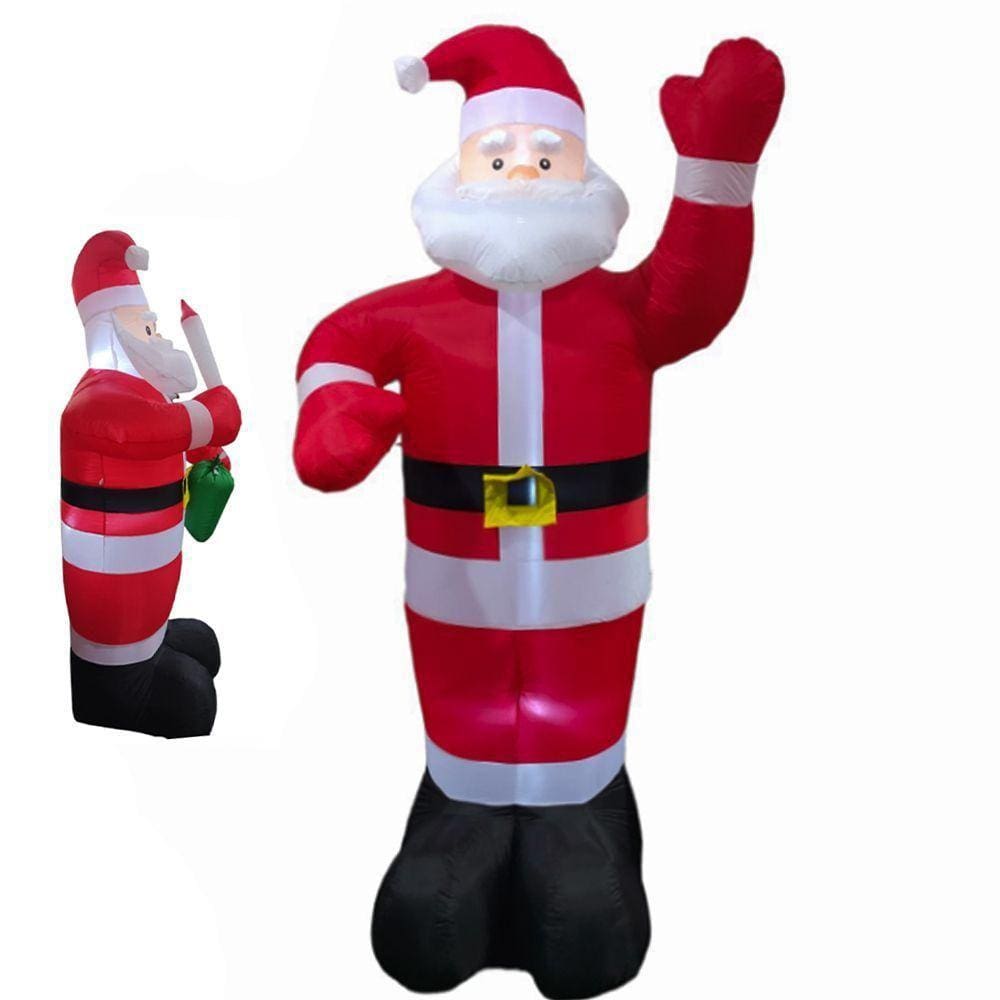 Papai Noel Inflavel 2,4 Metros Natal Enfeite Natalino