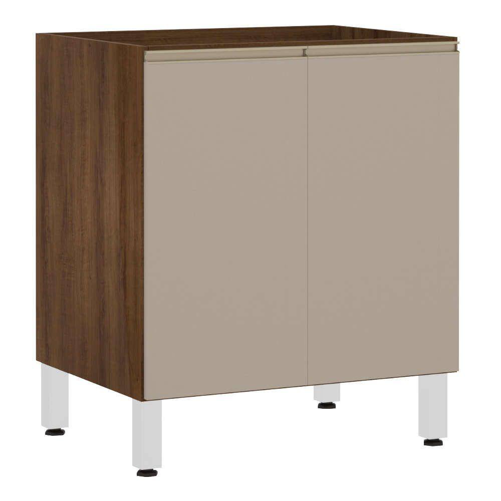 Balcão de Cozinha sem Tampo 70cm 2 Portas Jade Luciane Móveis
