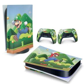 Capa PS5 Horizontal Anti Poeira e Case Controle - Super Mario Bros