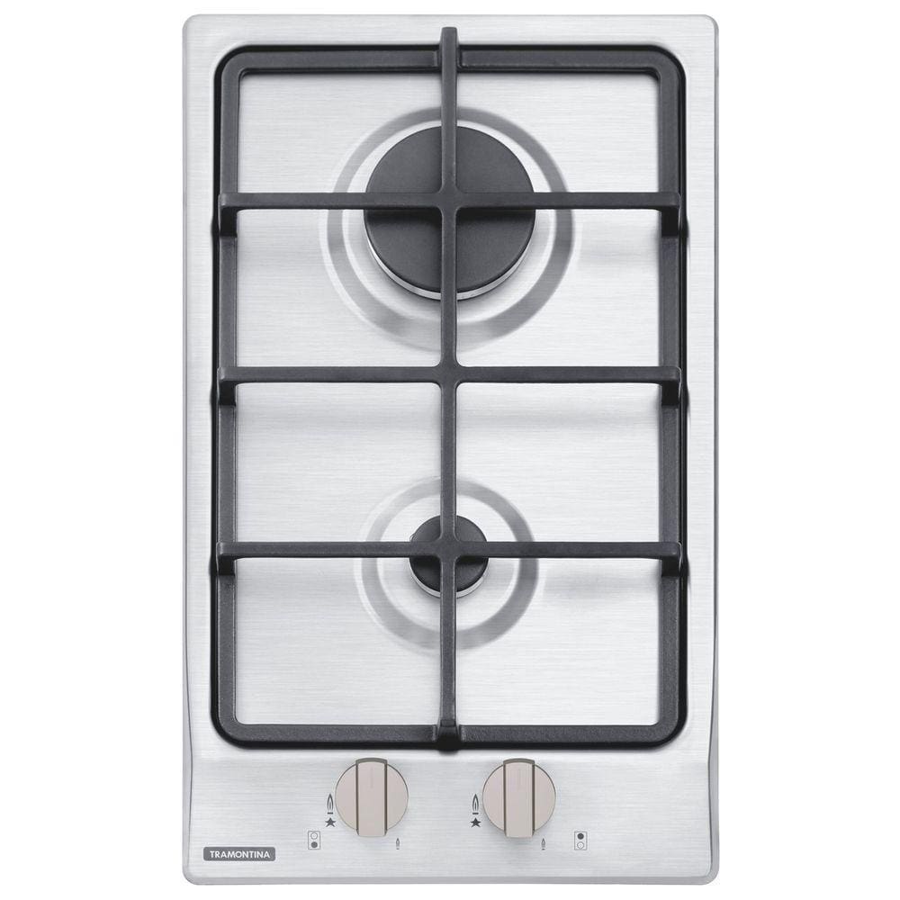 Cooktop A Gás Tramontina Dominó Inox E Trempes Ferro bivolt