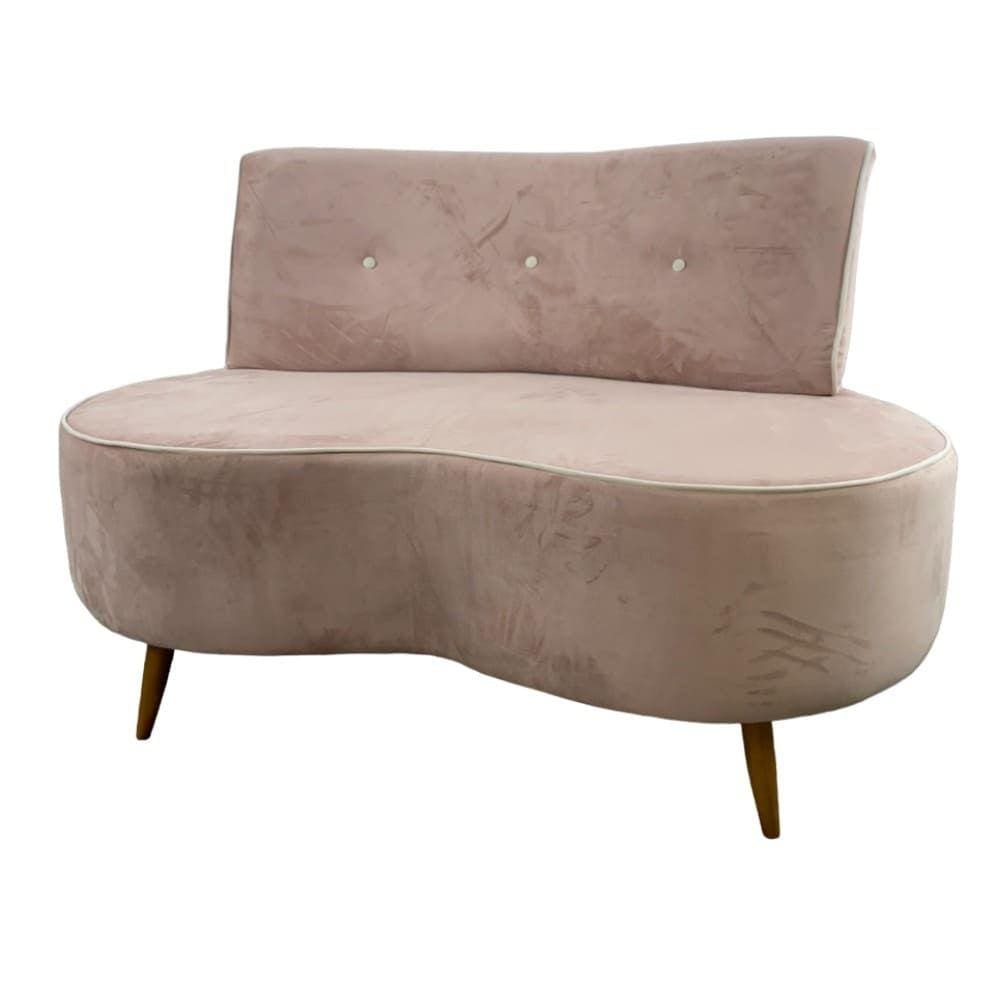 Sofá Doha 160cm - Rosê