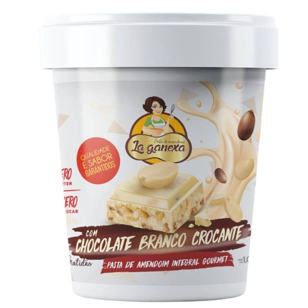 Pasta de Amendoim Integral (450g) La Ganexa