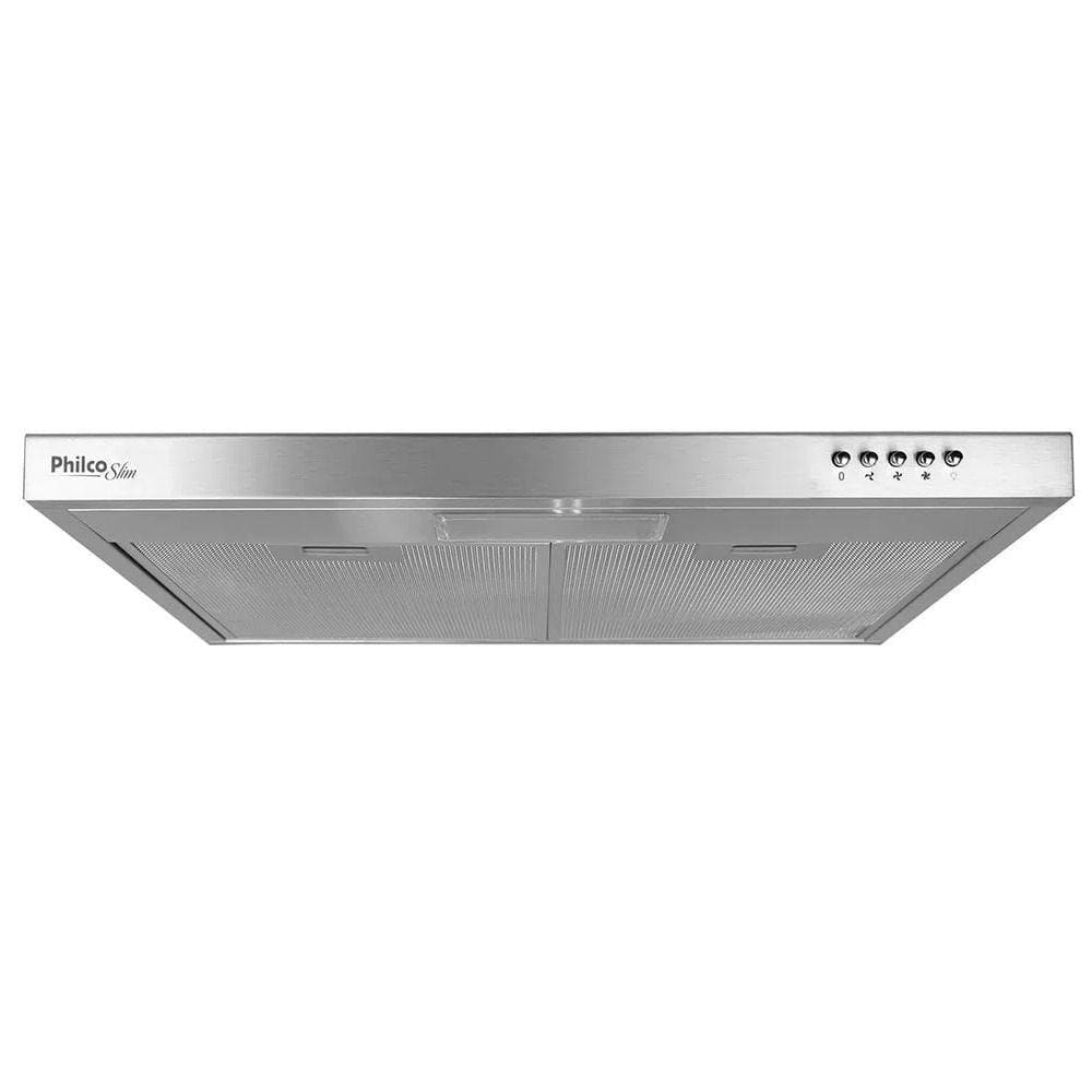 Depurador e Exaustor Philco 60cm Slim 3 Velocidades Inox PDR60I - 127 Volts