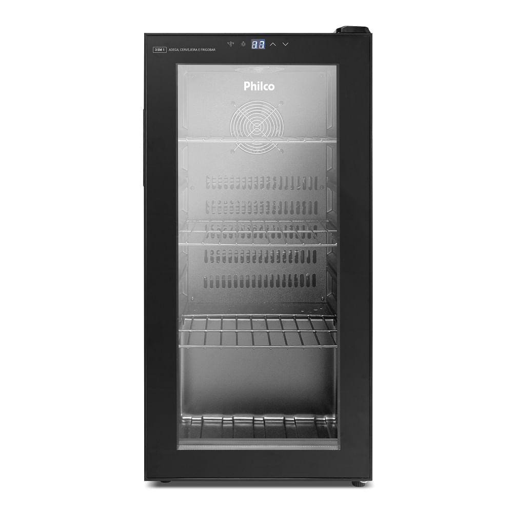 Cervejeira Philco 82L - 3 em 1 Preta PCV142P - 220 Volts