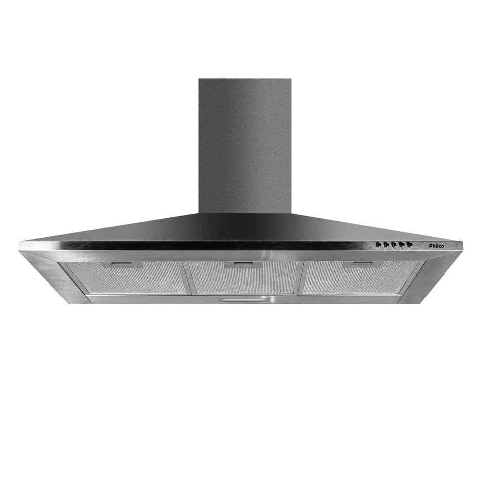 Coifa de Parede Philco 90cm Pirâmide Inox PCO92I - 127 Volts