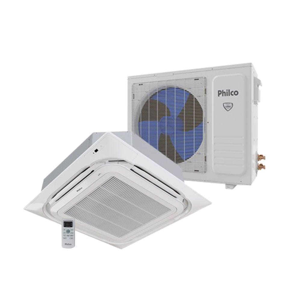 Ar Condicionado Split Cassete Inverter Philco 24000 BTU/h Quente e Frio Trifásico PAC24000ICQFM9 - 220 Volts