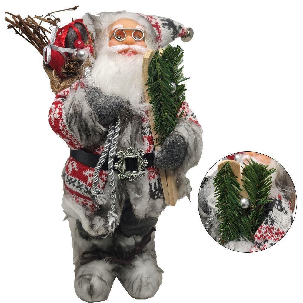 Papai Noel 30cm Natalino Boneco Natal Decoraçao Fim Do Ano Enfeite Festa Comemoraçao