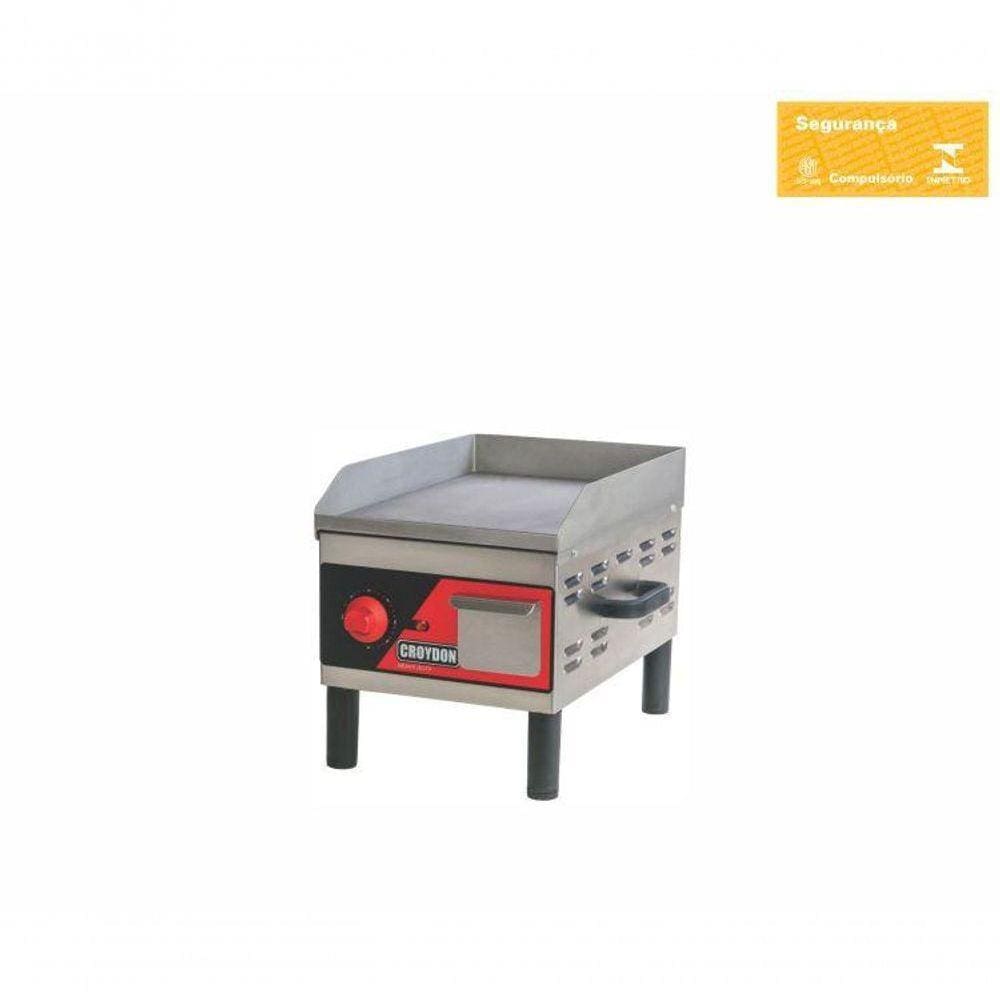 Chapa Churrasqueira Elétrica Croydon 30cm 2200w 220V