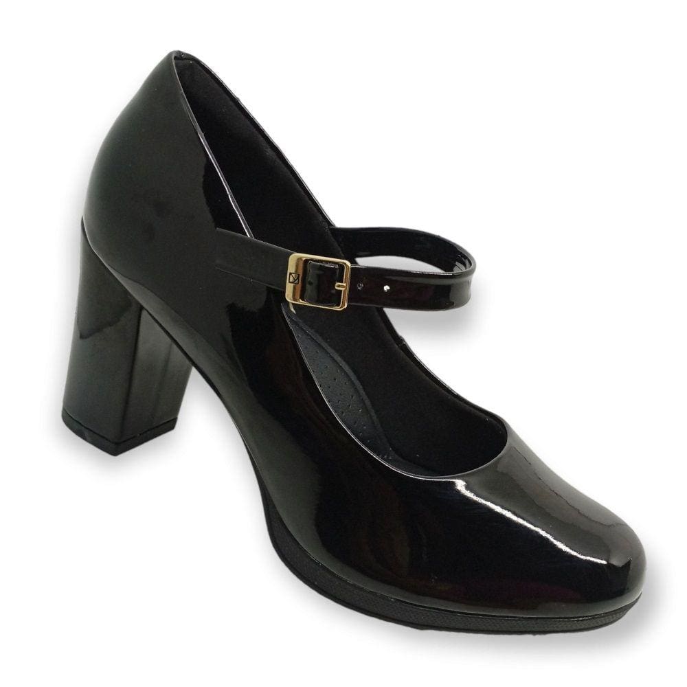 Sapato Boneca Piccadilly 130211-20 Feminino - Preto