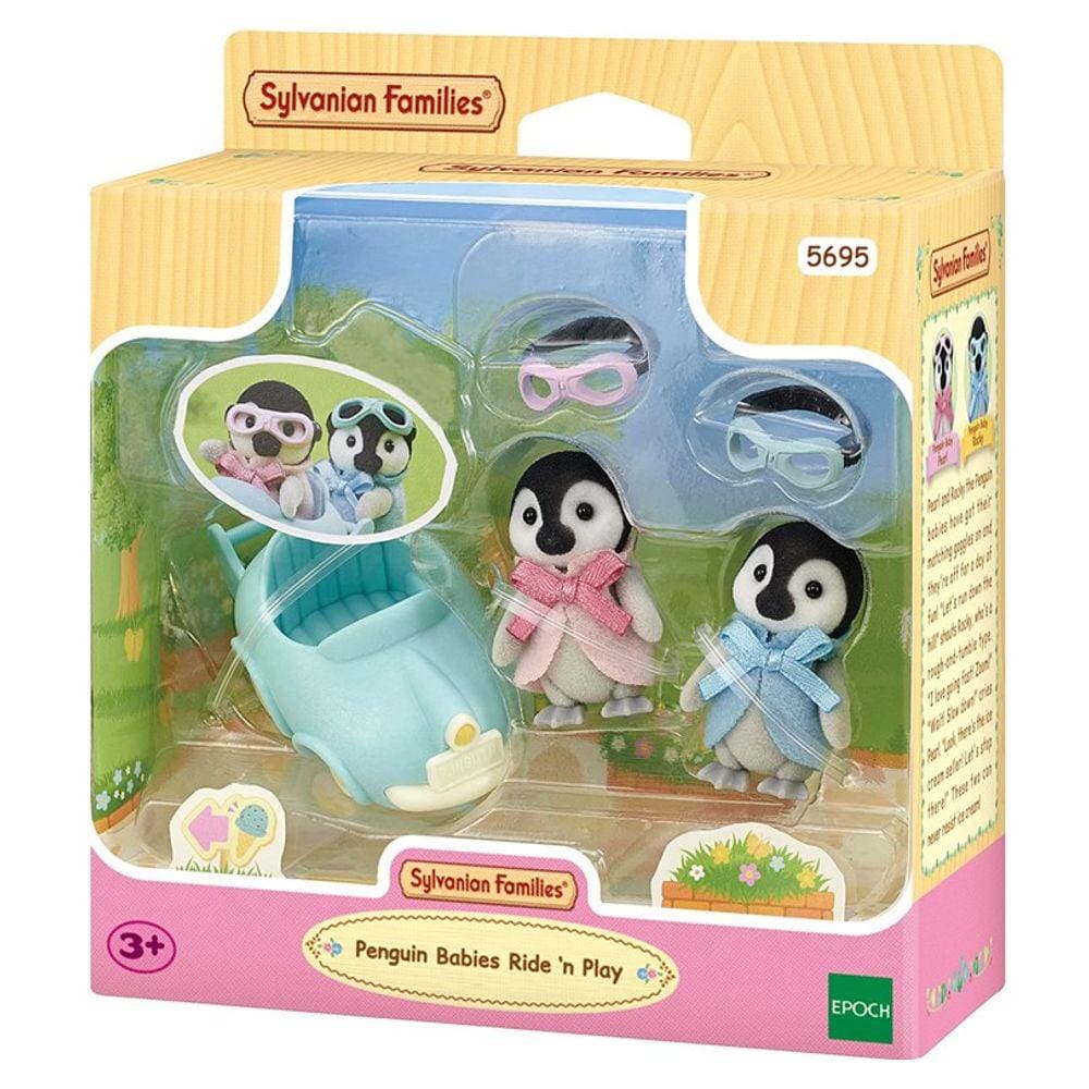 Sylvanian Families Carrinho de Brincar dos Bebês Pinguins 5695