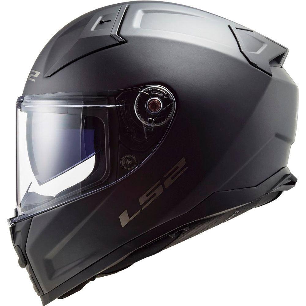 Capacete Ls2 Vector II FF811 Preto Fosco Tricomposto Moto
