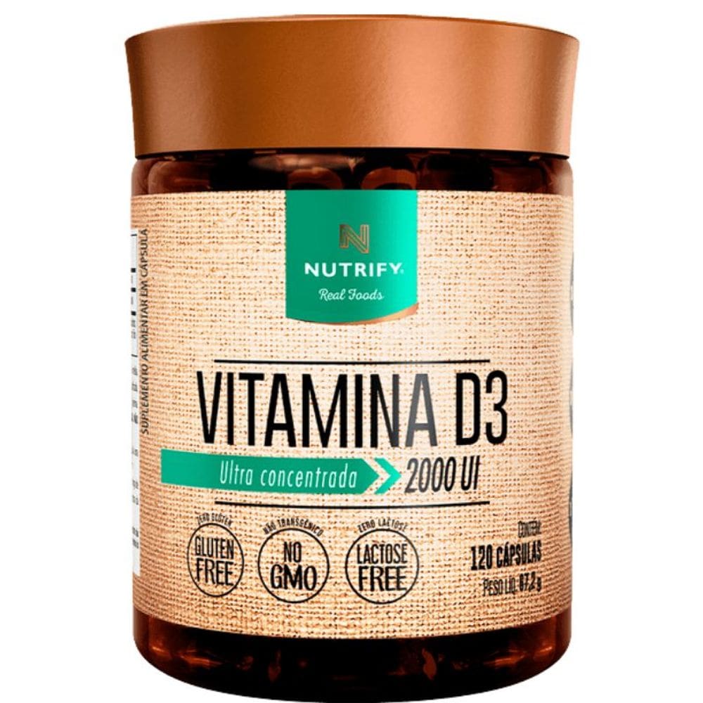 Vitamina D3 (120 Caps) Nutrify