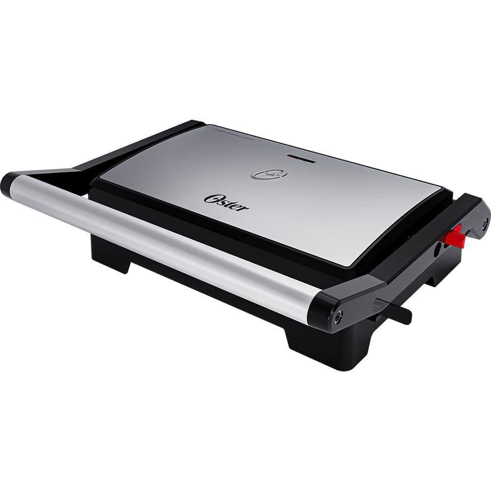Mini Grill Elétrico Oster Inox 2 Em 1 - 127v 127v