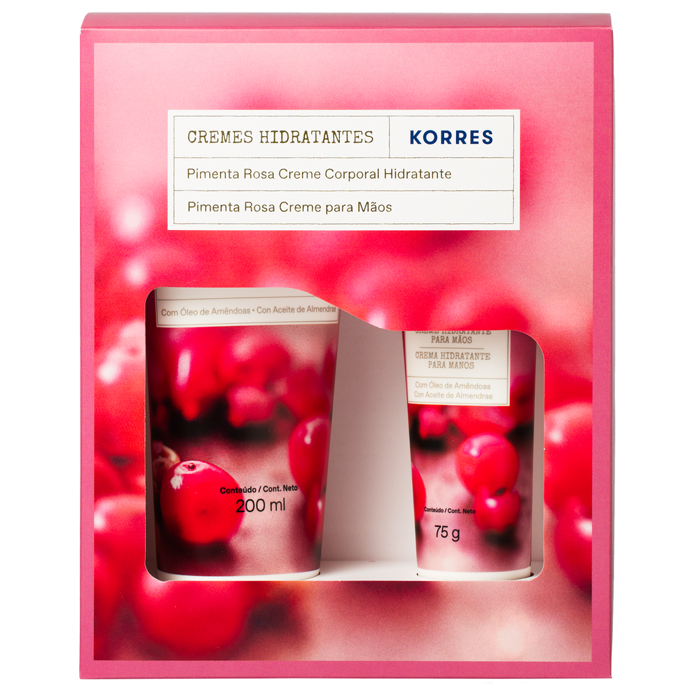 Kit Korres Pimenta Rosa Hidratantes (2 produtos)