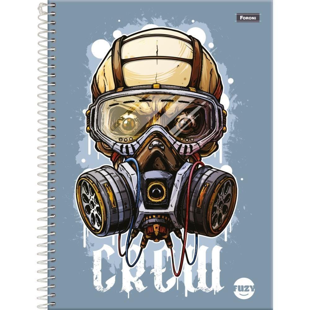 Caderno 10X1 Capa Dura Fuzy 160Fls.