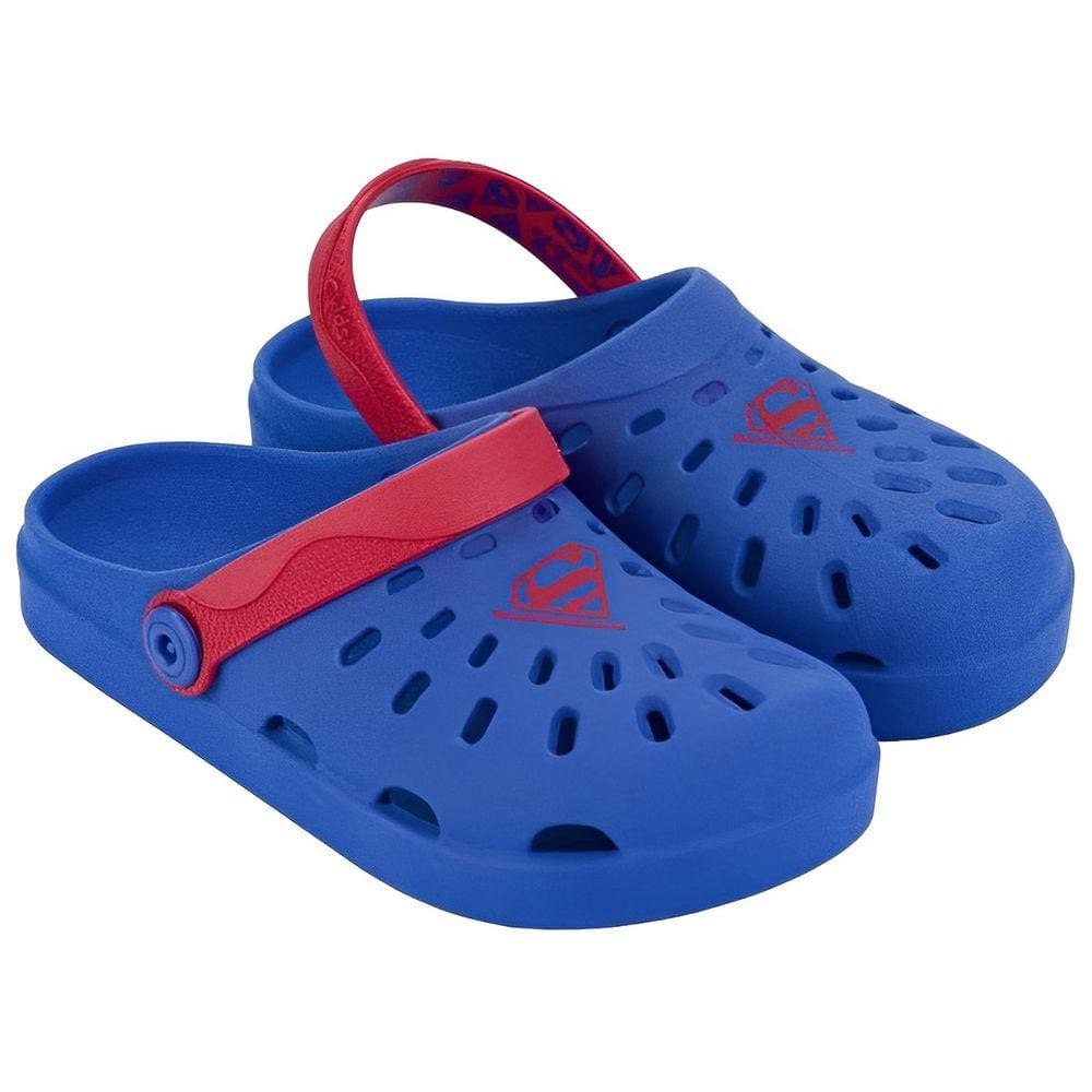 Babuche Casual Infantil Menino Borracha Liga Da Justica Grendene 22927