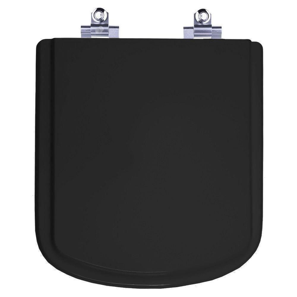 Assento Sanitário Laqueado Bali Preto p/Vaso Incepa 6Lpf