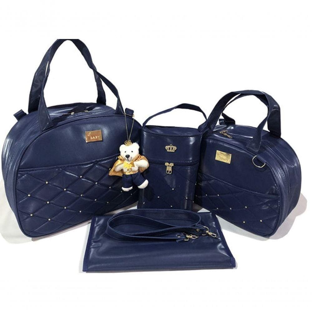 Bolsa Maternidade Kit Saída Azul