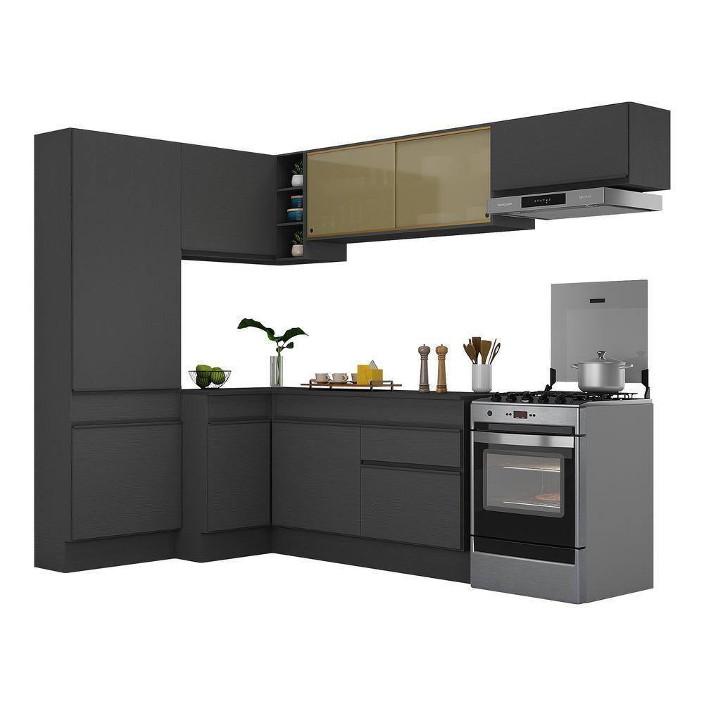 Armário De Cozinha Completa De Canto Multimóveis V2087