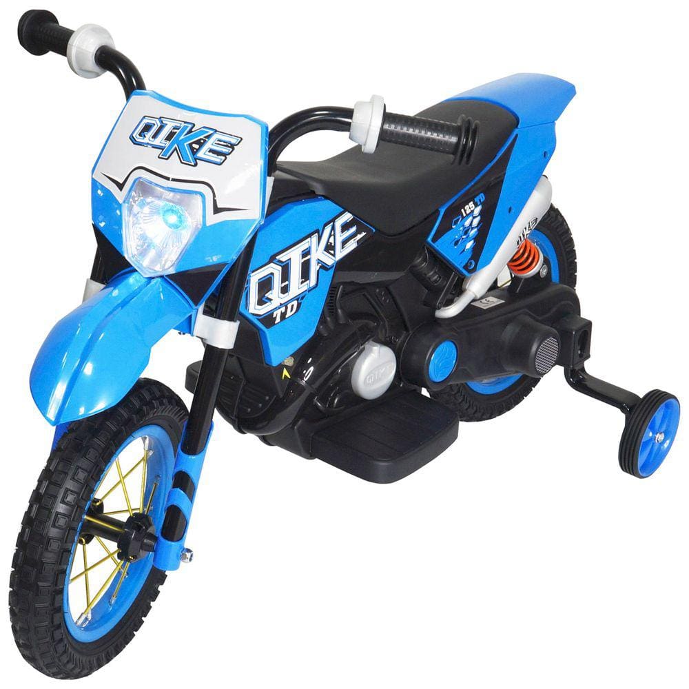 Mini Moto Cross 6V Elétrica Recarregável Infantil Triciclo Criança Brinqway BW-083 Bivolt