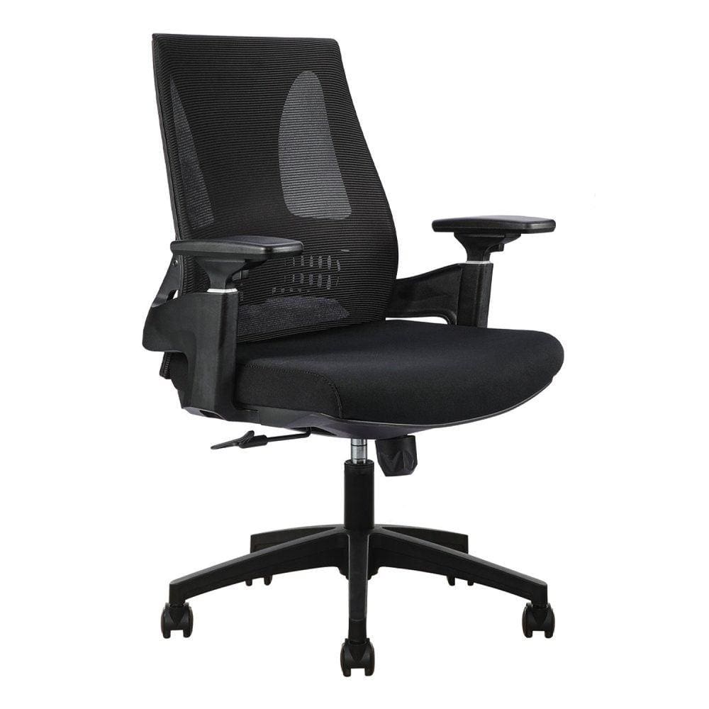 Cadeira Diretor Toledo com Braços 3D Office Rivatti Móveis Preto