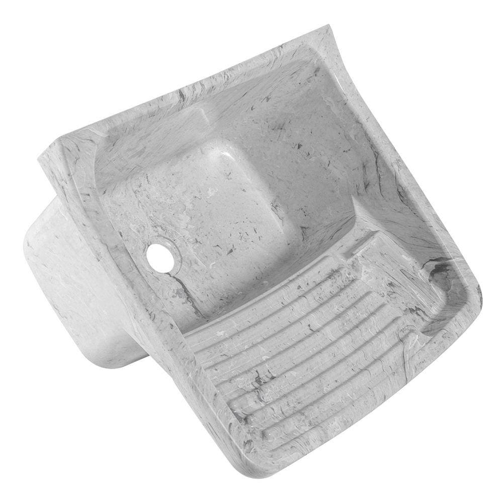 Tanque Plástico 40 Litros 57,9x52x31,8cm Astra Branco Marmorizado