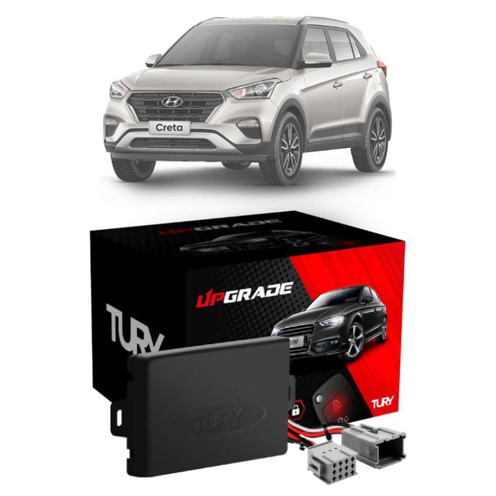 Módulo Vidro 4 Portas Tury Hyundai Creta 2017 até 2021