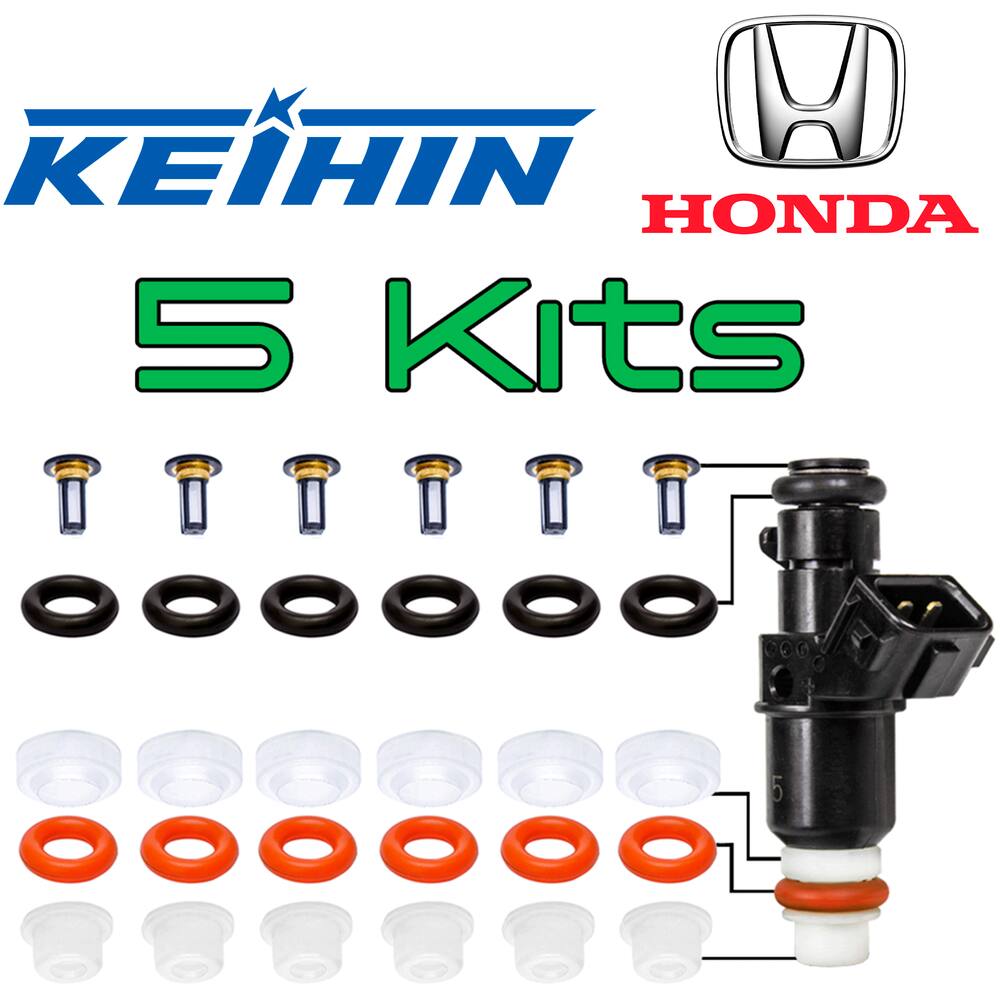 5x Kits Reparo Bico Injetor Honda Accord 6 Cil. Completo