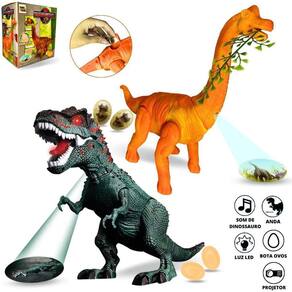 Brinquedo Dinossauro T-Rex 42cm Dino World - Cotiplás 2088