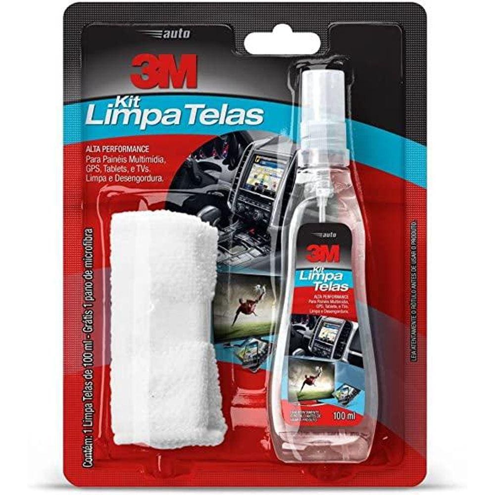 Kit Limpa Telas 3M com Flanela