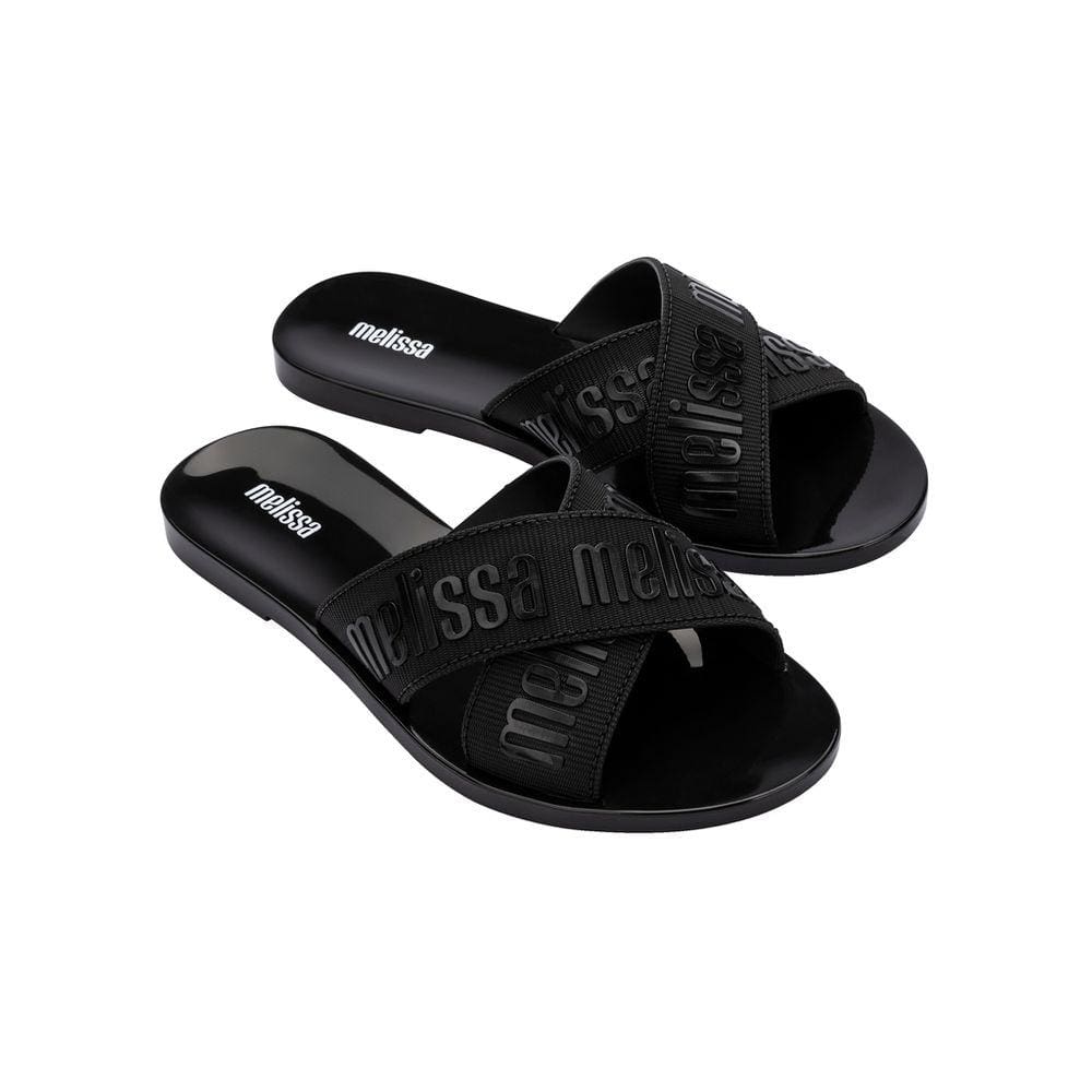 Tamanco Melissa M-Lover Slide Adulto Preto