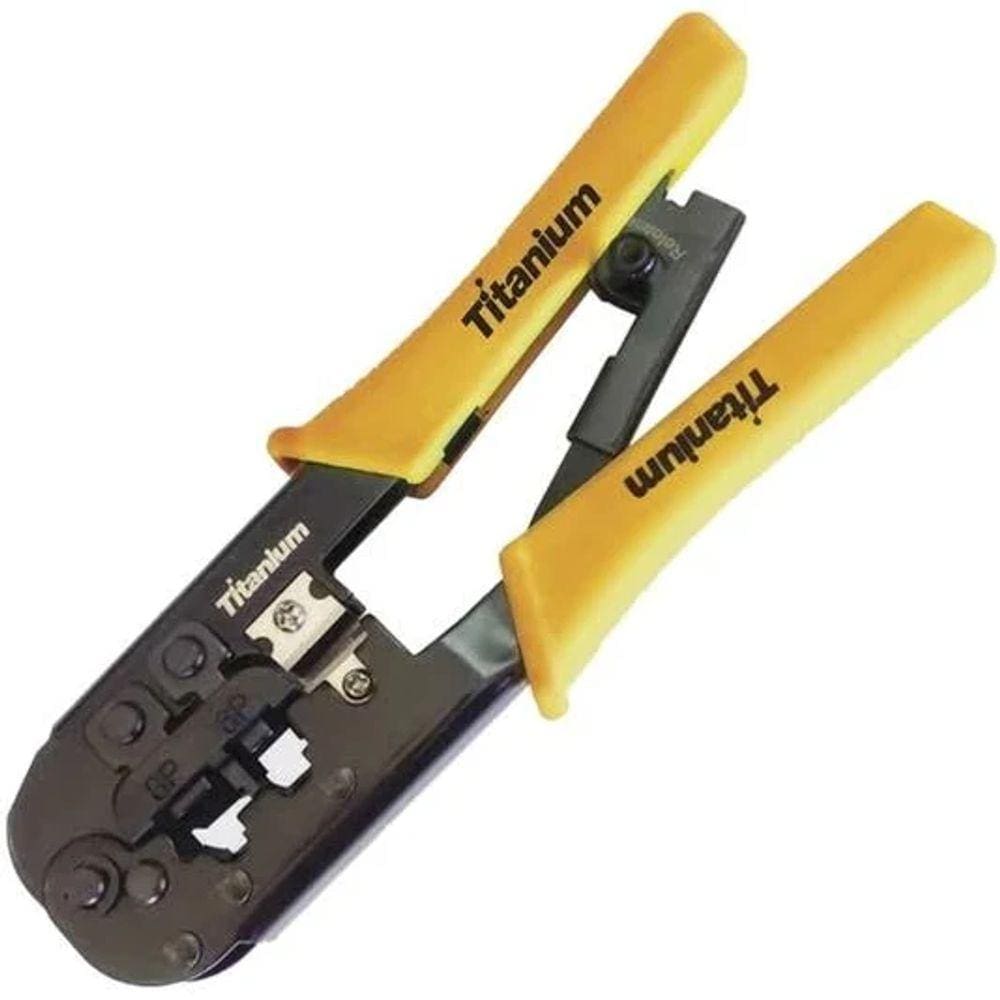 Alicate Grimpador Para Terminais Rj11-Rj4 Titanium 04662