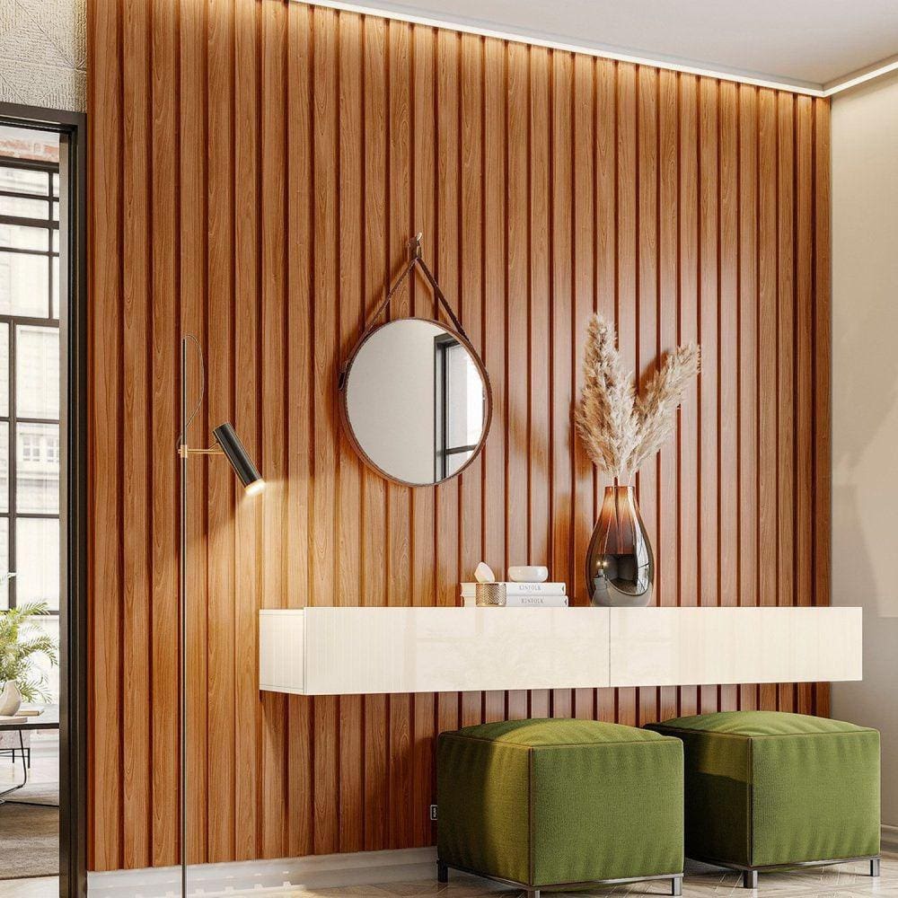 Módulo Ripado 265x99,6cm Isabela Belaflex Cinamomo Marrom
