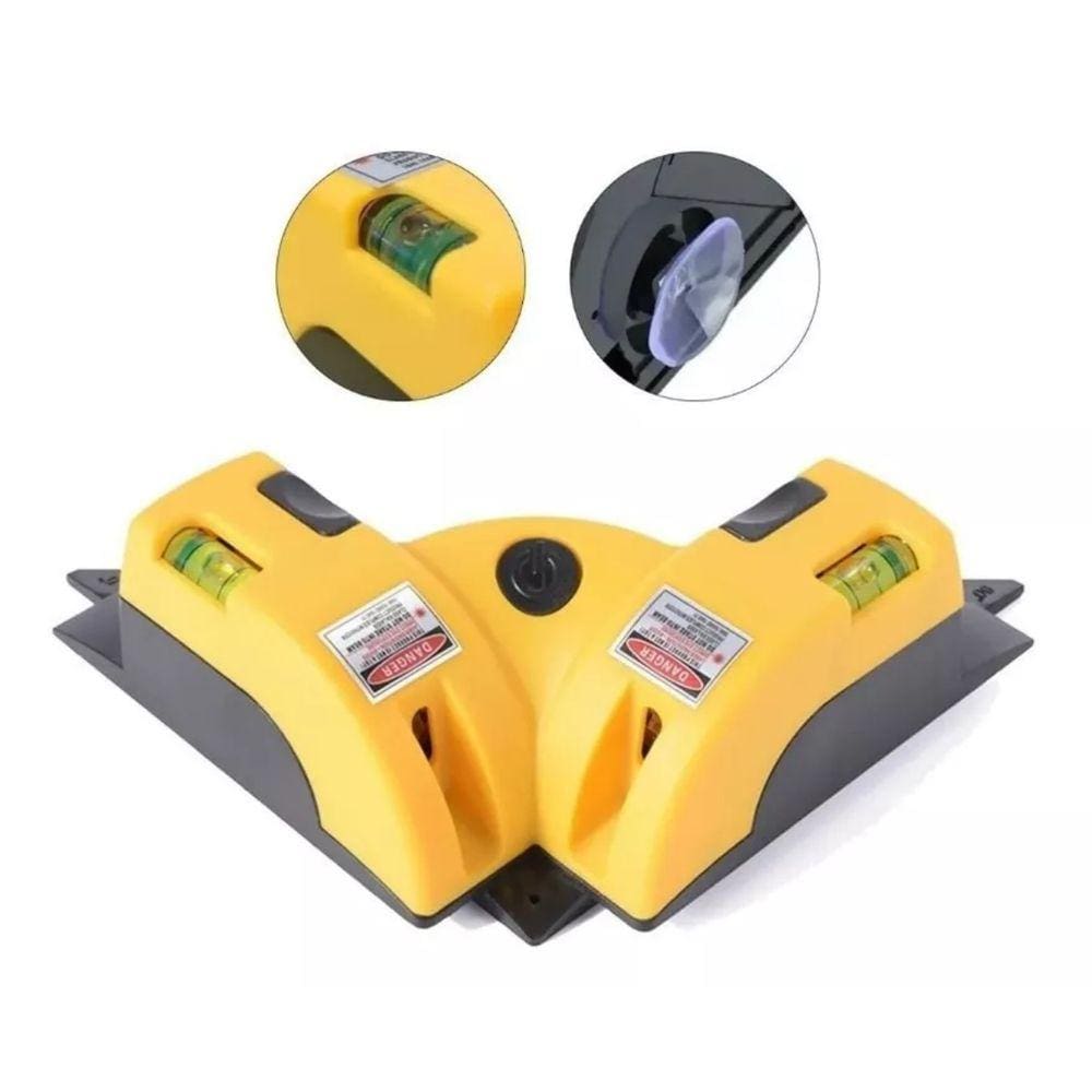 Nível A Laser Multifuncional Nivel De Mão Esquadro Canto 90°
