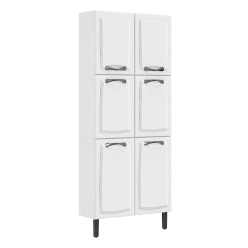 Paneleiro Duplo 80cm 6 Portas New Premium Itatiaia Branco Menor preço em Paneleiro Duplo 80cm 6 Portas New Premium Itatiaia Branco