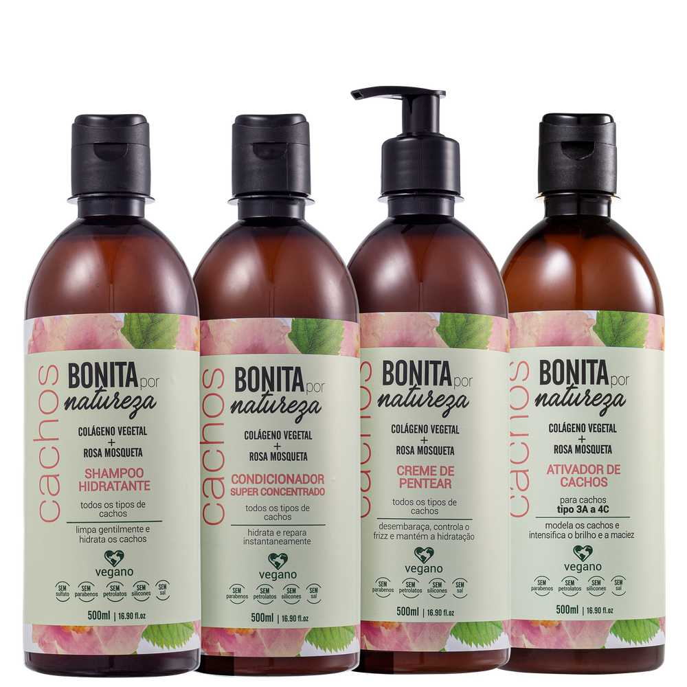 Kit Bonita por Natureza Cachos Poderosos (4 Produtos)