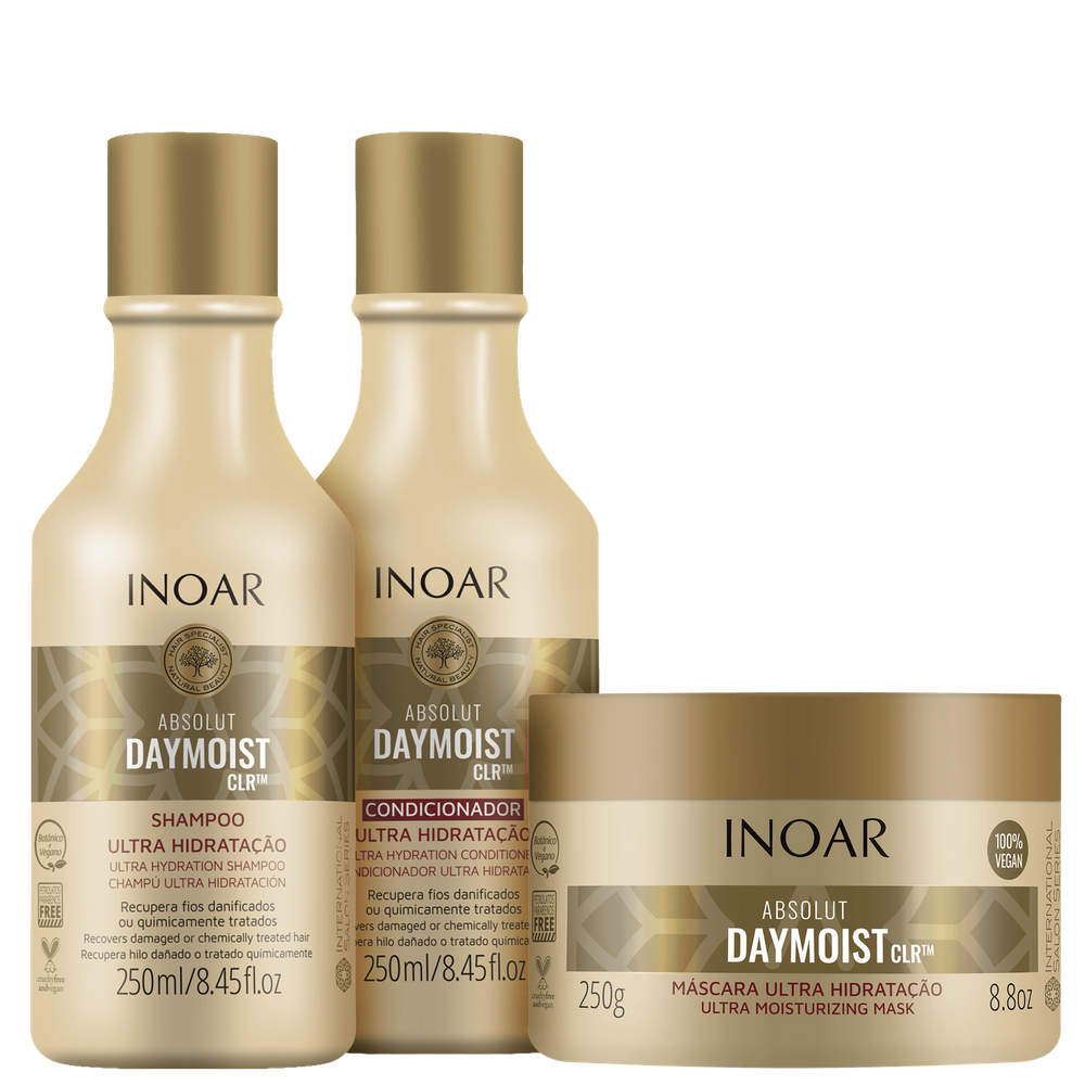 Kit Inoar Absolut Daymoist Clr Tratamento (3 produtos) - BLZ