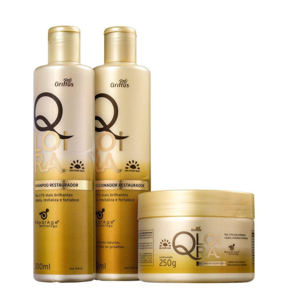 Kit Griffus QLoira Tratamento (3 Produtos) BLZ