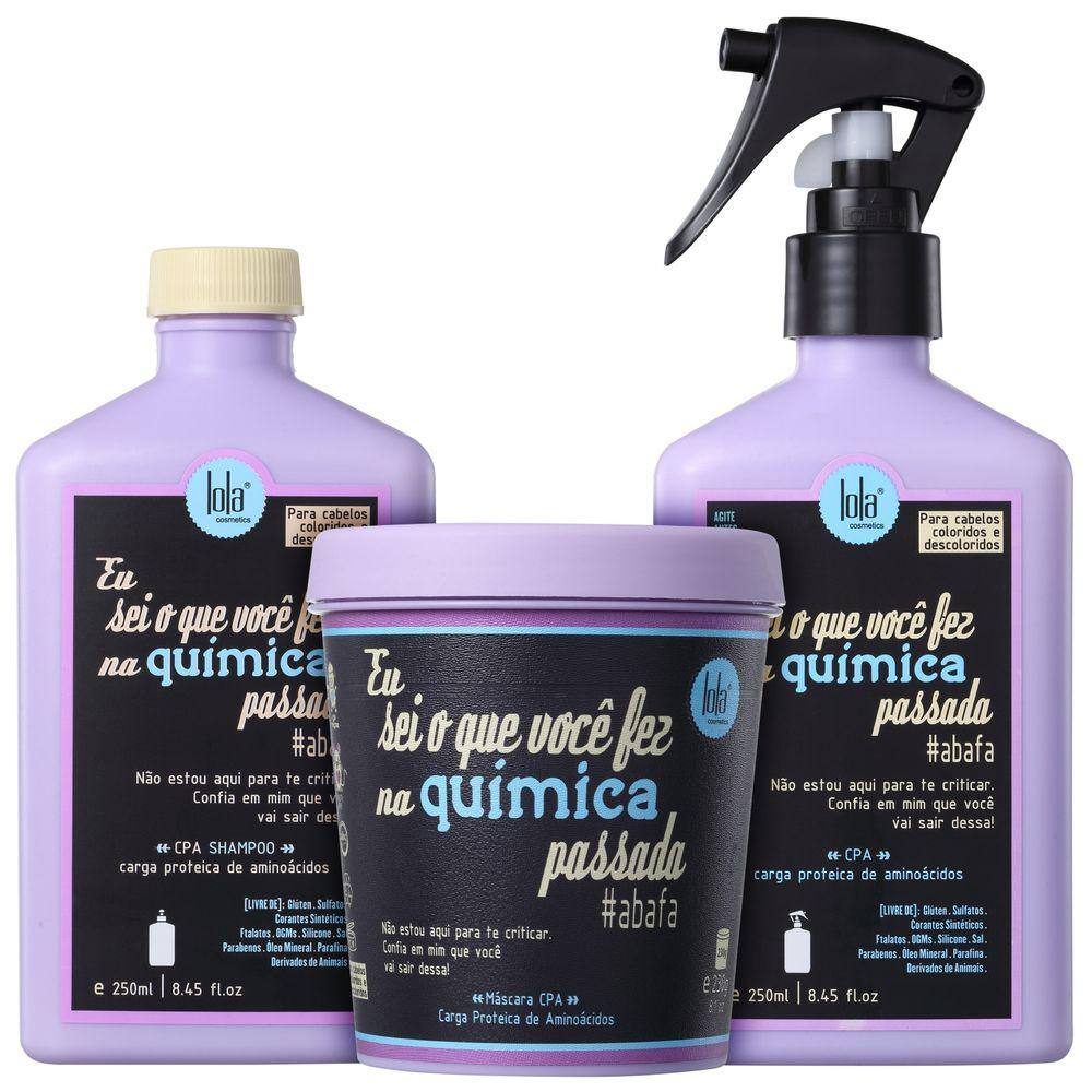 Kit Lola Cosmetics Eu Sei o Que Você Fez na Química Passada