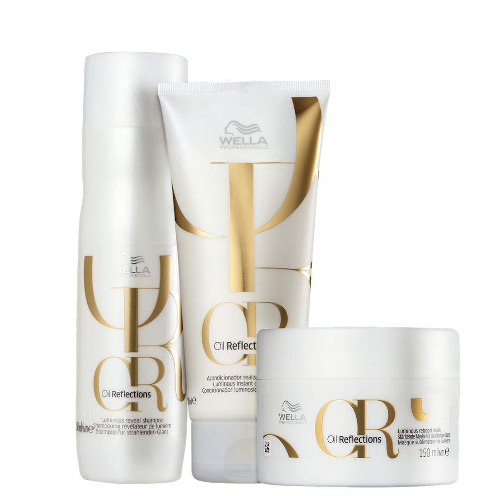 Kit Wella Professionals Oil Reflections Tratamento (3 Produtos)