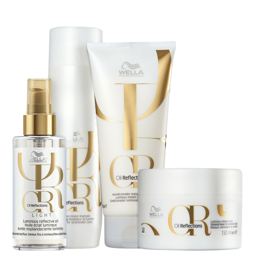 Kit Wella Professionals Oil Reflections Light (4 Produtos)