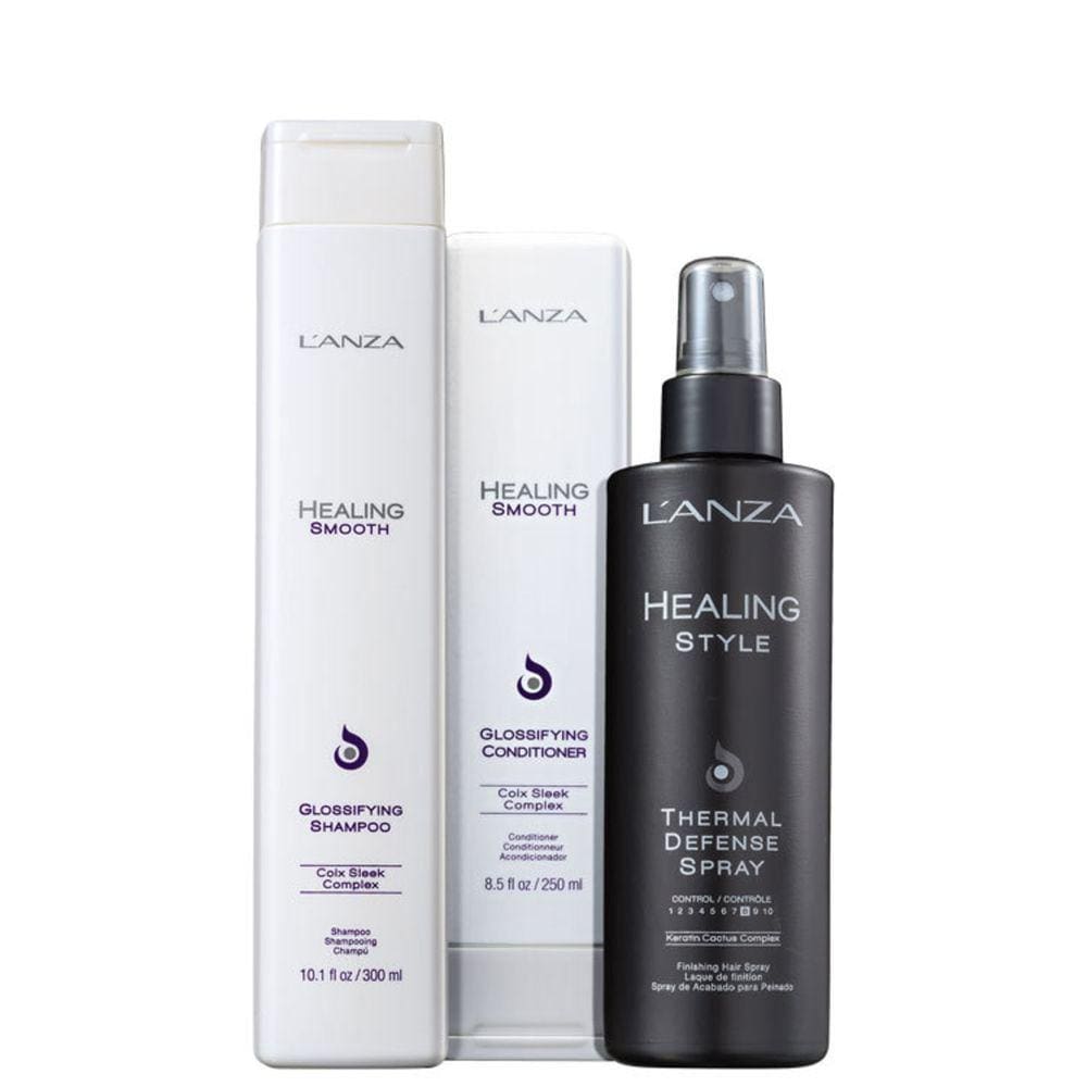 L`Anza Healing Smooth Thermal Kit (3 Produtos) Beleza Na Web