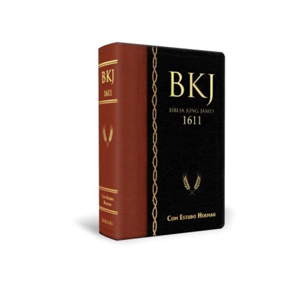 Biblia King James 1611 Com Estudo Holman - Marrom