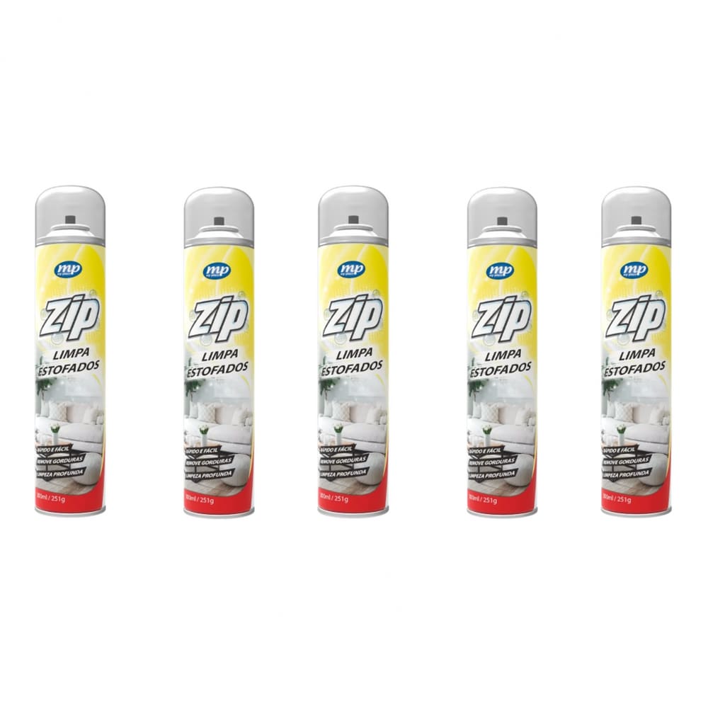 Kit 5 LIMPA ESTOFADO SPRAY ZIP 300ML MY PLACE