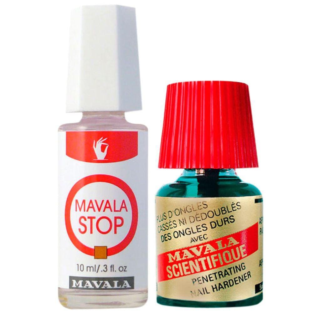 Kit Mavala Stop & Scientifique - Base 10ml + Endurecedor 5ml