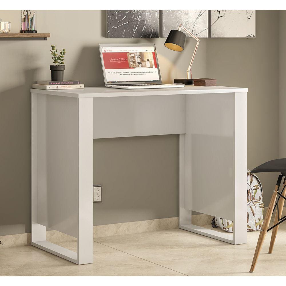Mesa para Computador Office Morada Branco Dembile 